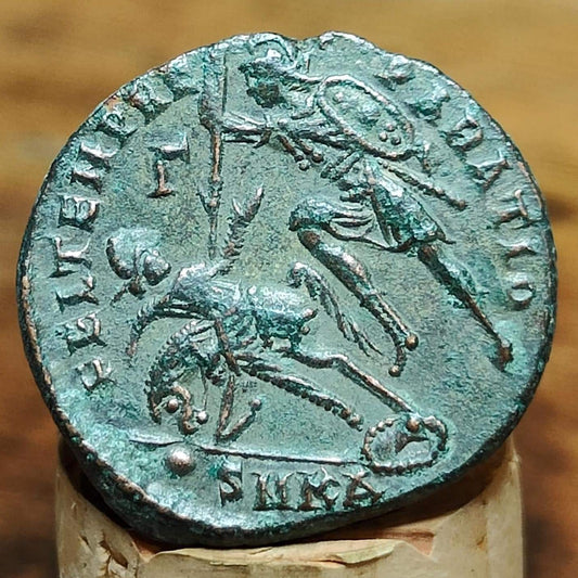 Constantius II Maiorina with fallen horseman reverse, ancient Roman coin - VPUKcoins