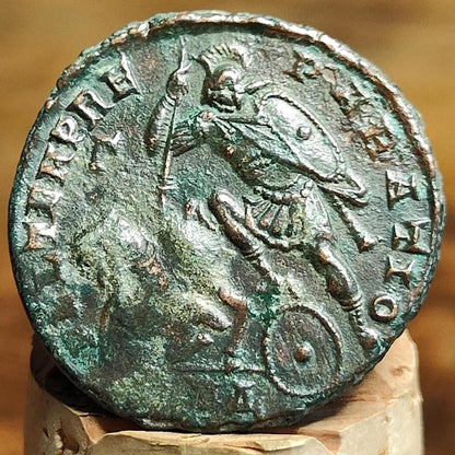 Constantius II Maiorina with fallen horseman reverse, high grade ancient Roman coin - VPUKcoins