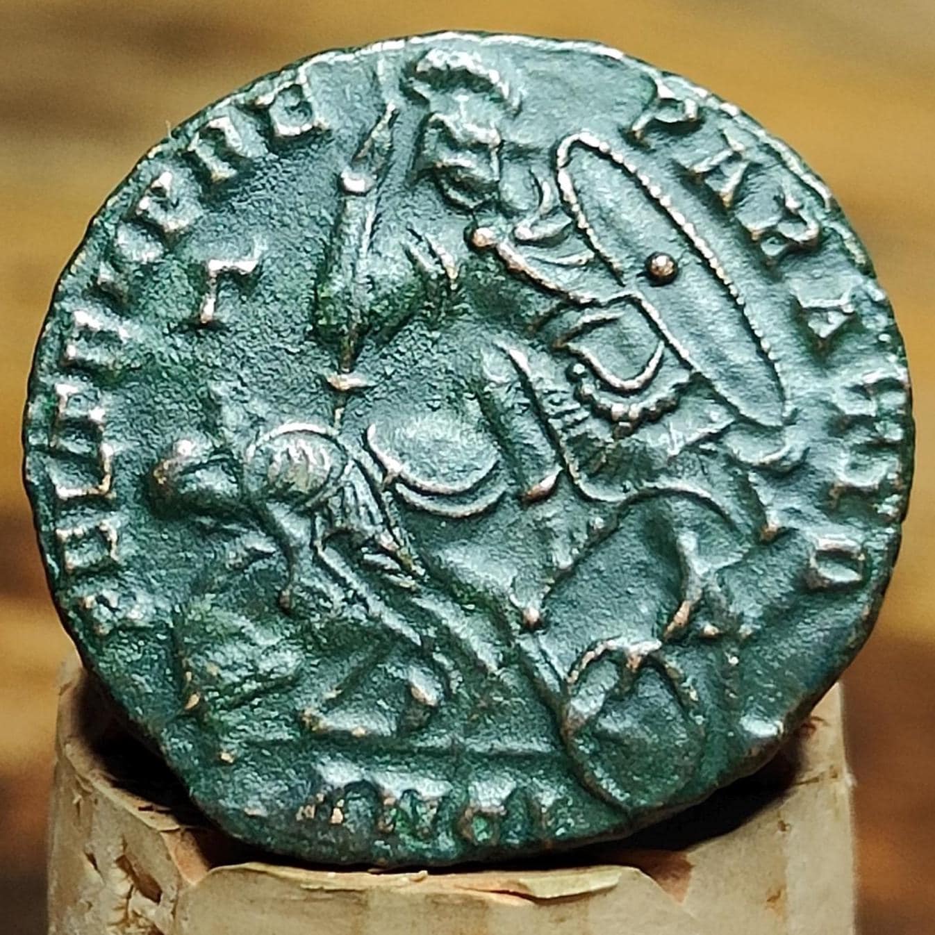 Constantius II Maiorina with fallen horseman reverse, high grade ancient Roman coin - VPUKcoins