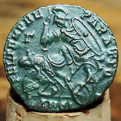 Constantius II Maiorina with fallen horseman reverse, high grade ancient Roman coin - VPUKcoins