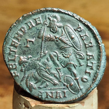 Constantius II Maiorina with fallen horseman reverse, high grade ancient Roman coin - VPUKcoins