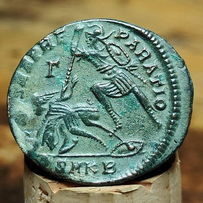 Constantius II Maiorina with fallen horseman reverse, high grade ancient Roman coin - VPUKcoins