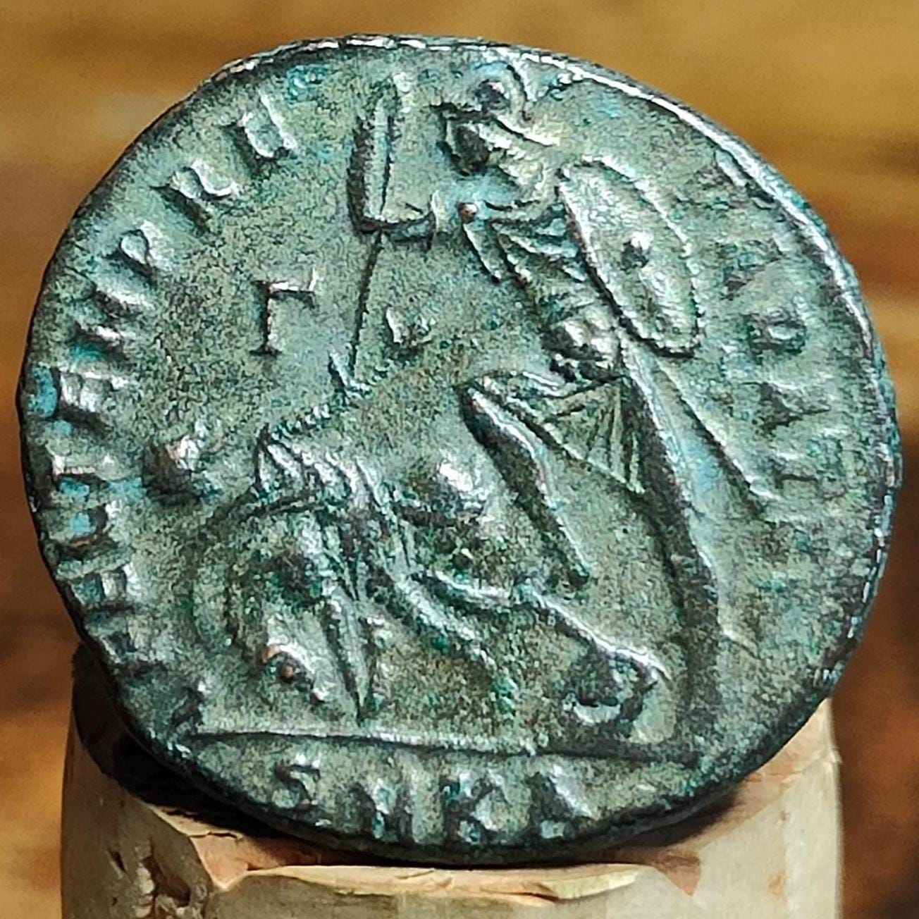 Constantius II Maiorina with fallen horseman reverse, high grade ancient Roman coin - VPUKcoins