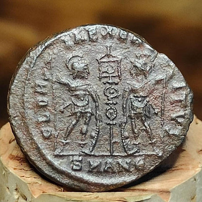 Constantius II Roman coin with Soldiers reverse, AE3, high grade ancient Nummus - VPUKcoins