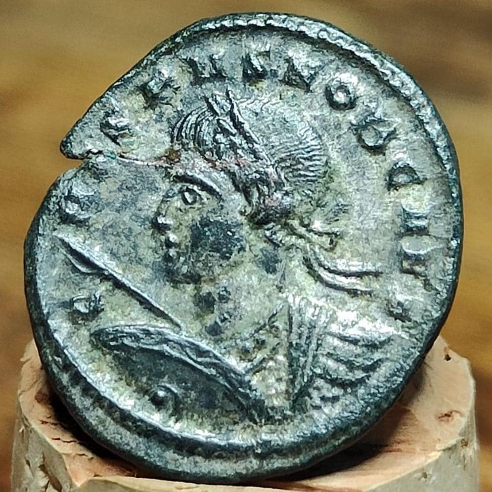 Crispus Roman coin with captives reverse, AE3 ancient Nummus - VPUKcoins