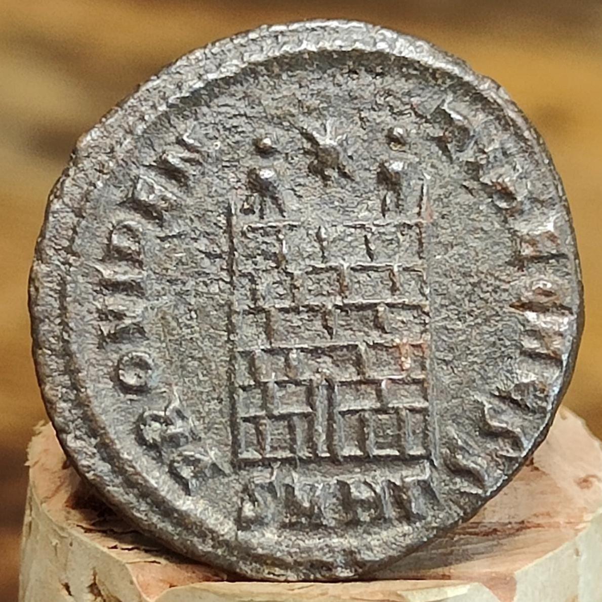 Crispus Roman coin with captives reverse, ancient Nummus - VPUKcoins