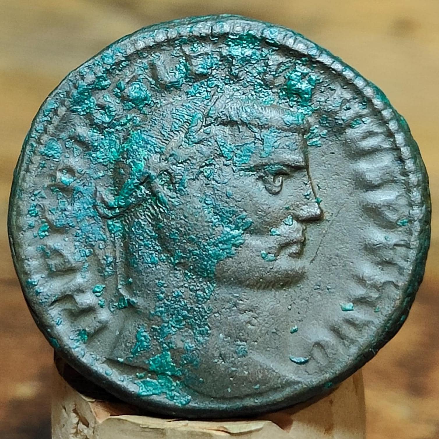 Diocletian Roman coin with god Genius reverse, ancient Follis - VPUKcoins