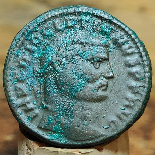 Diocletian Roman coin with god Genius reverse, ancient Follis - VPUKcoins
