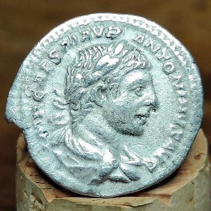 Elagabalus Silver Denarius with Fides reverse, Ancient roman coin - VPUKcoins