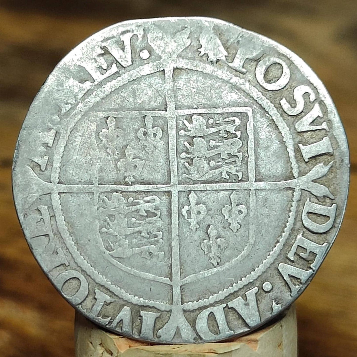 Elizabeth I Tudor hammered silver Shilling coin - VPUKcoins