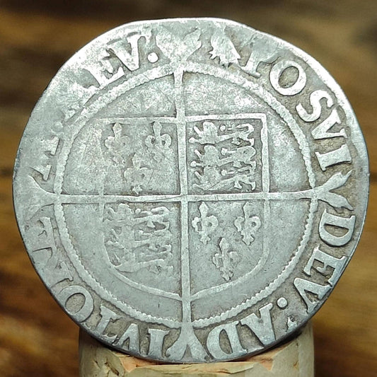 Elizabeth I Tudor hammered silver Shilling coin - VPUKcoins