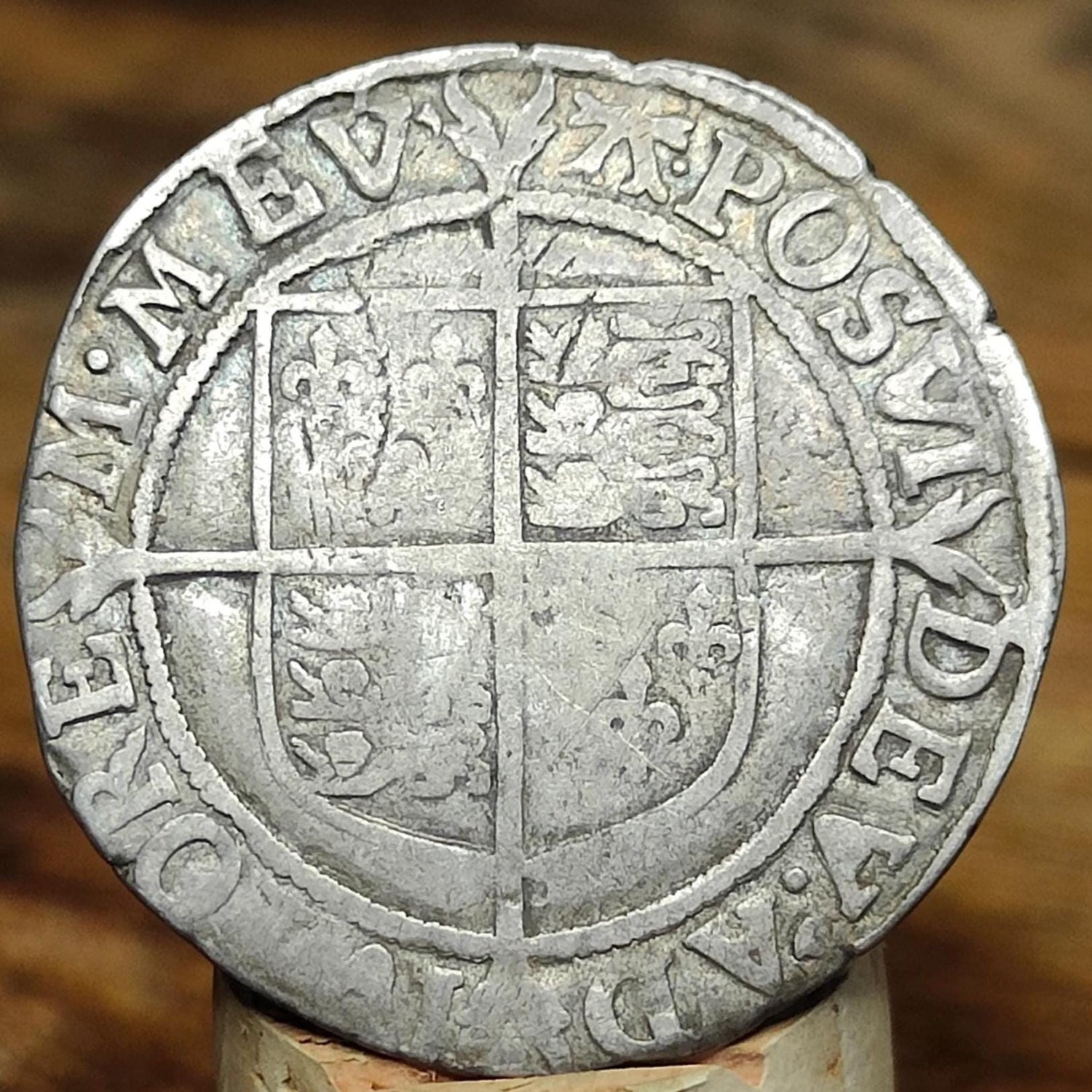 Elizabeth I Tudor hammered silver Shilling coin - VPUKcoins