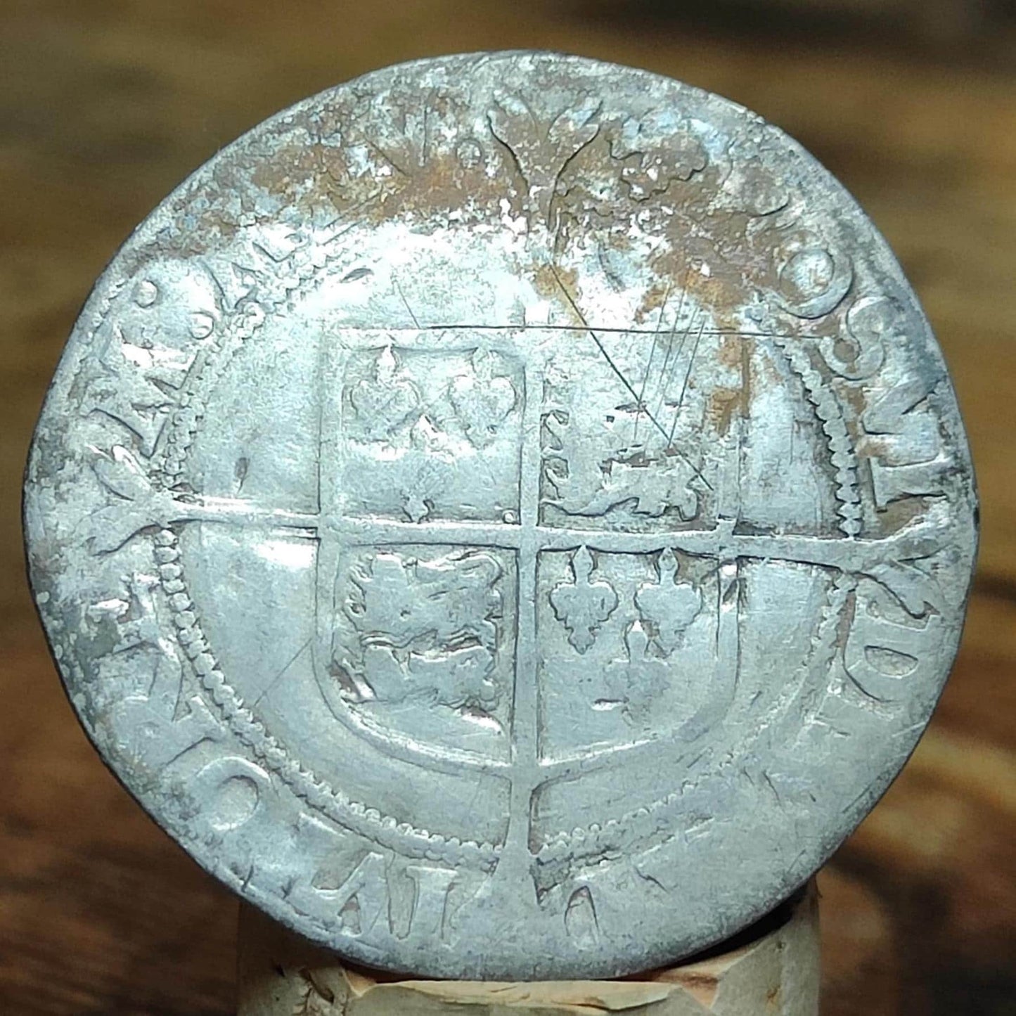 Elizabeth I Tudor hammered silver Shilling coin - VPUKcoins