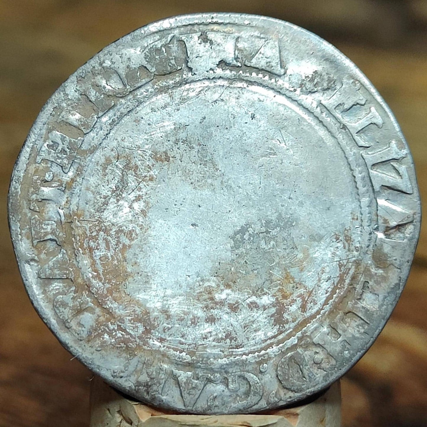 Elizabeth I Tudor hammered silver Shilling coin - VPUKcoins