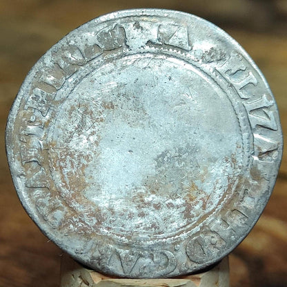 Elizabeth I Tudor hammered silver Shilling coin - VPUKcoins