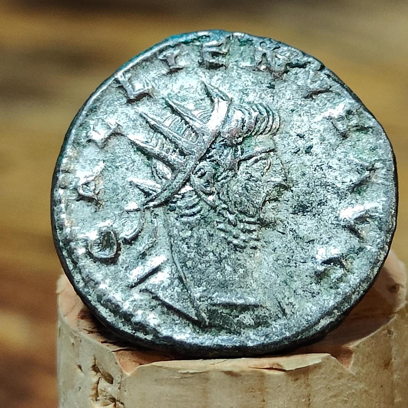 Emperor Gallienus Roman coin, 3rd century ancient Antoninianus, Fides reverse - VPUKcoins