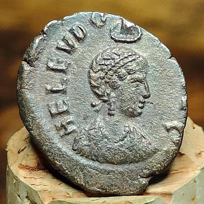 Eudoxia Roman coin with victory reverse, high grade ancient Nummus - VPUKcoins
