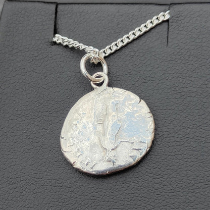 Faustina I Silver Denarius pendant and chain, ancient necklace - VPUKcoins