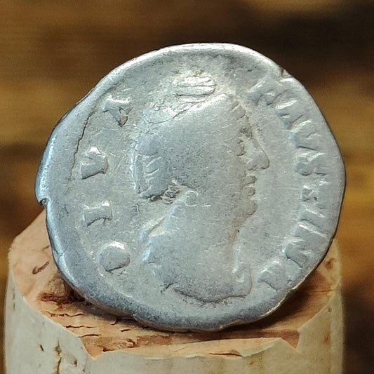 Faustina Silver Denarius, Ancient roman coin with Ceres reverse - VPUKcoins