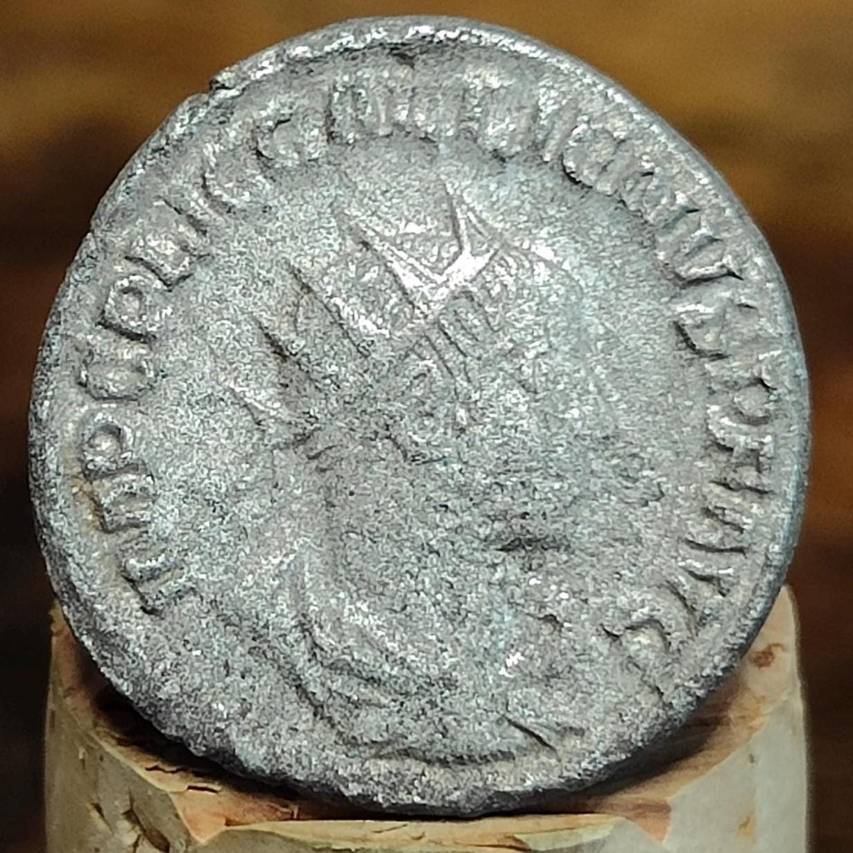 Gallienus Antoninianus, Valerian reverse, 3rd century ancient Roman coin - VPUKcoins