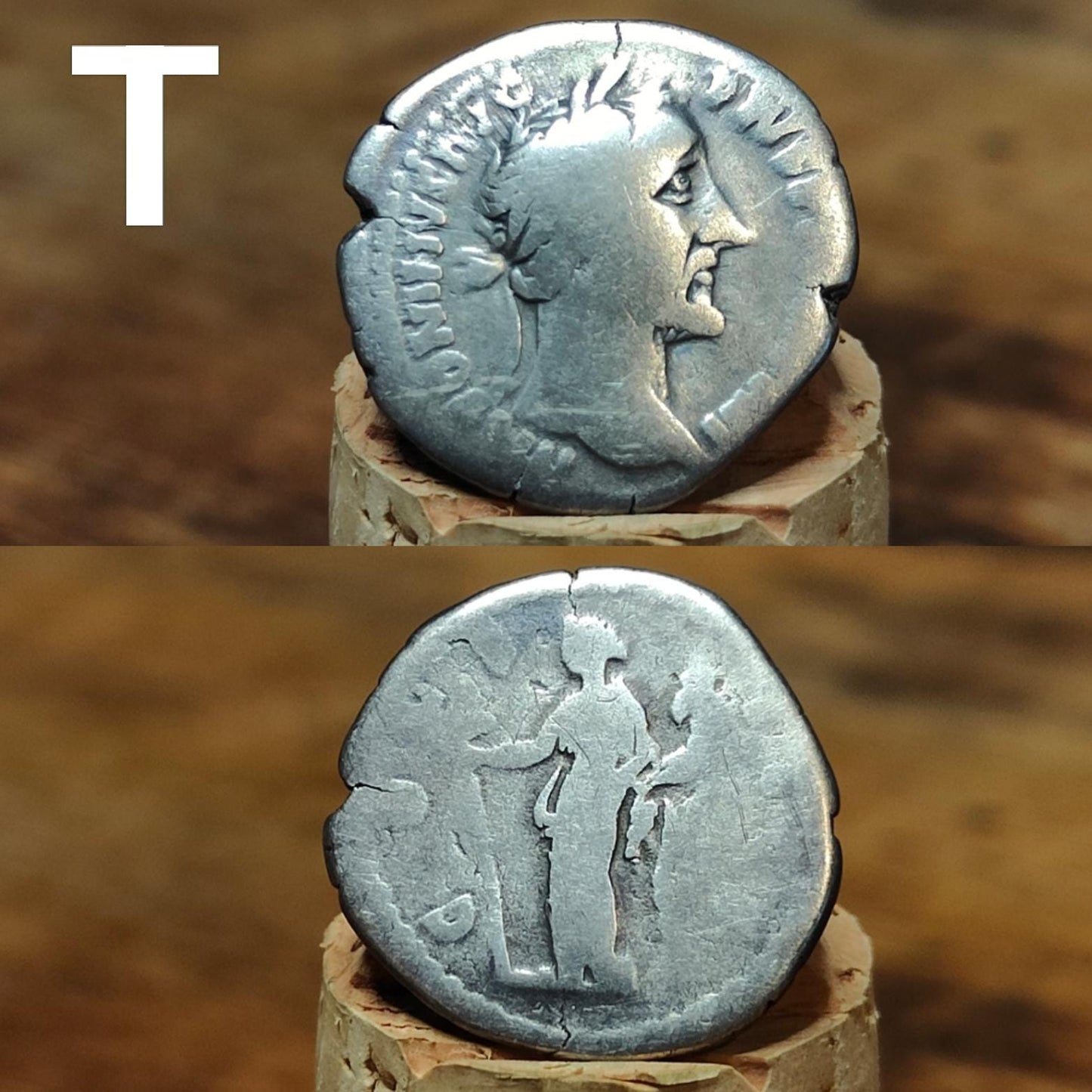 Genuine Roman silver Denarii from the 2nd century, ancient coins - VPUKcoins