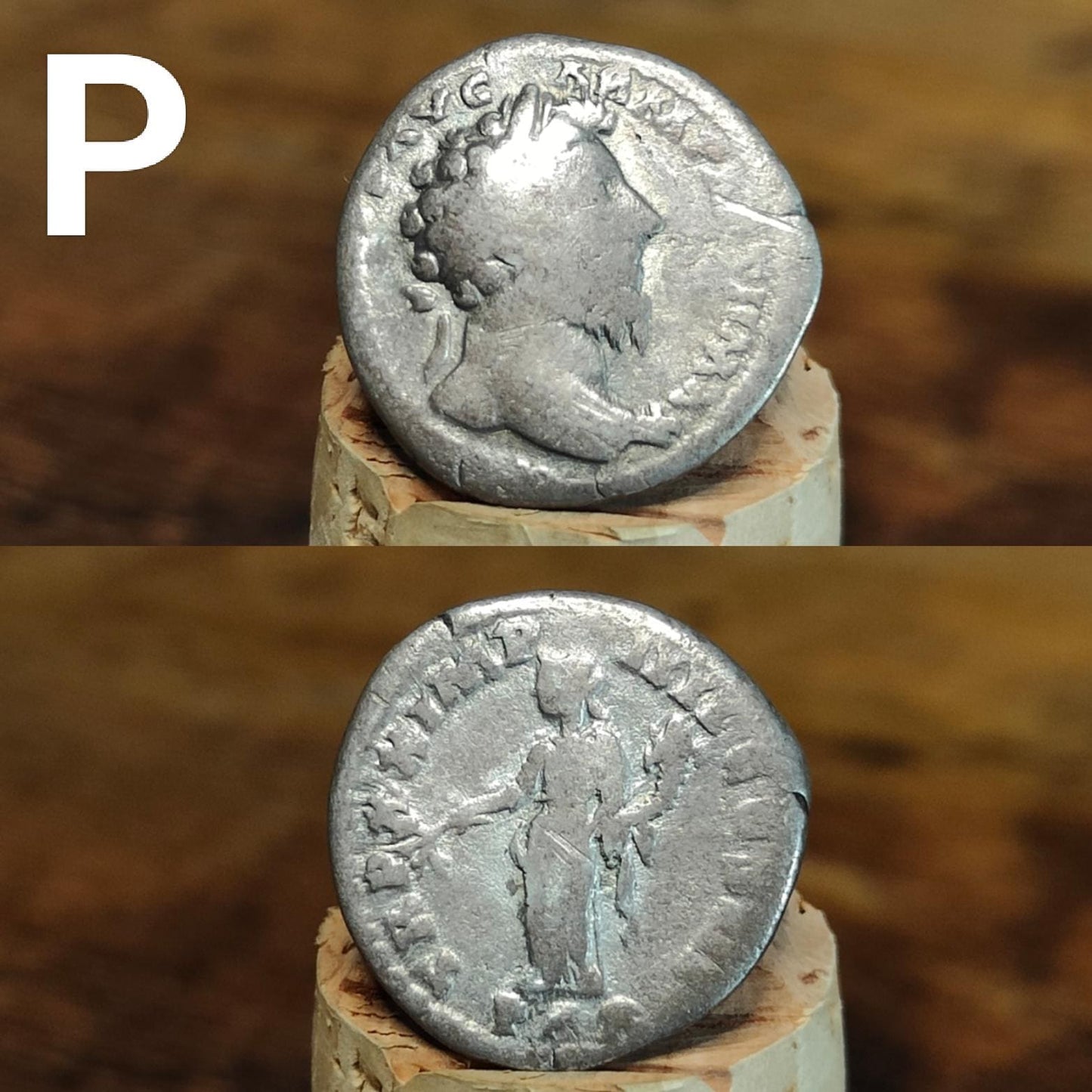 Genuine Roman silver Denarii from the 2nd century, ancient coins - VPUKcoins