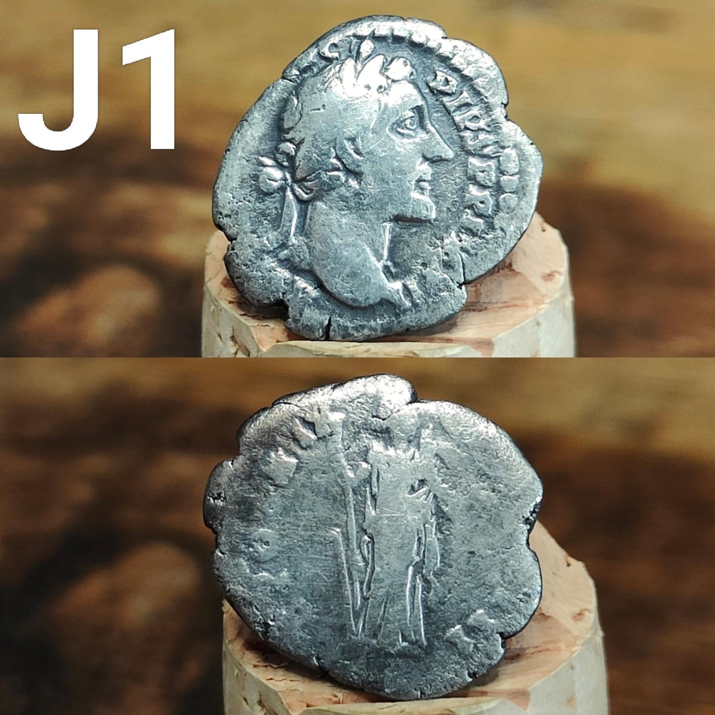 Genuine Roman silver Denarii from the 2nd century, ancient coins - VPUKcoins
