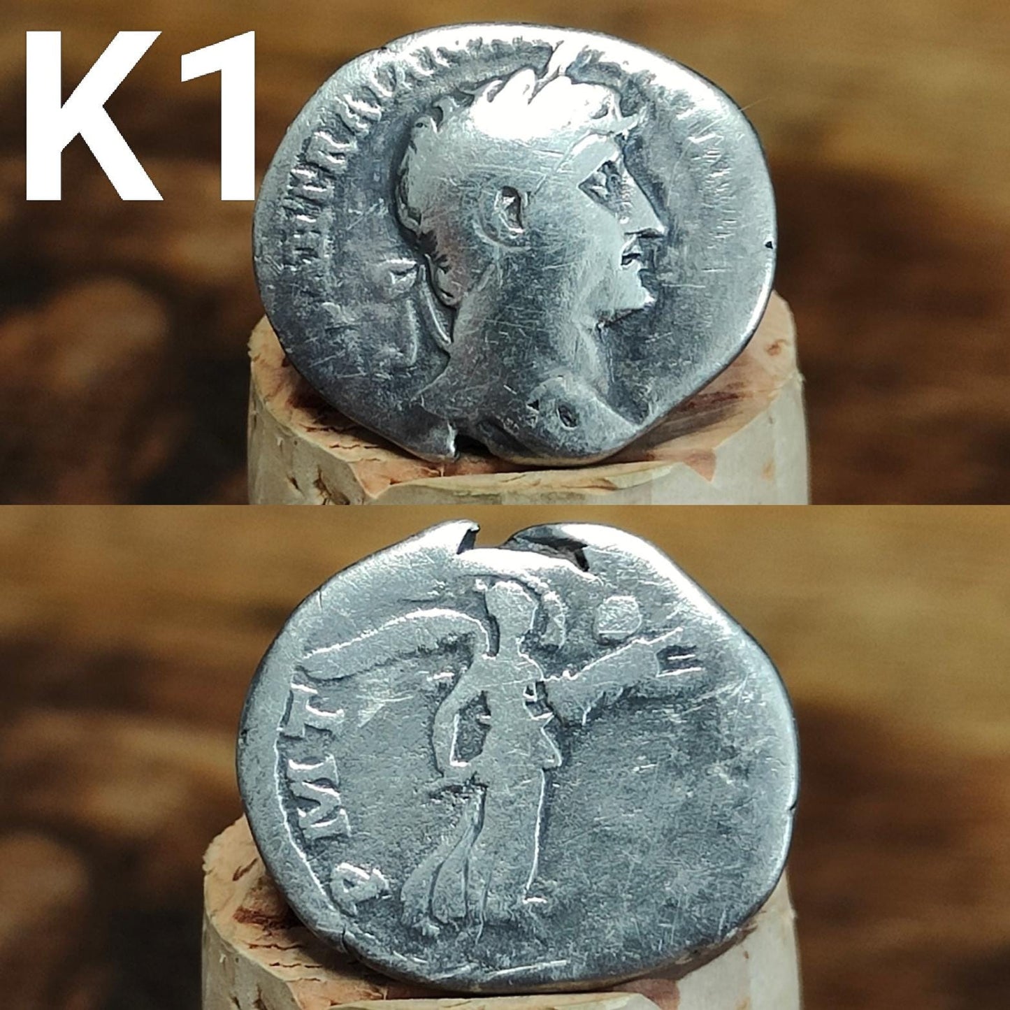 Genuine Roman silver Denarii from the 2nd century, ancient coins - VPUKcoins