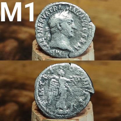 Genuine Roman silver Denarii from the 2nd century, ancient coins - VPUKcoins