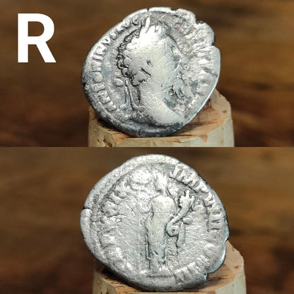 Genuine Roman silver Denarii from the 2nd century, ancient coins - VPUKcoins