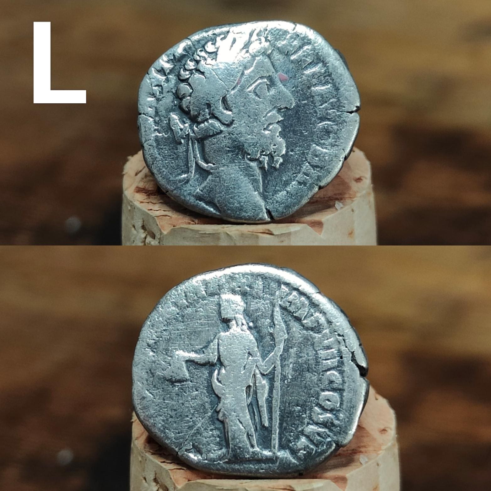 Genuine Roman silver Denarii from the 2nd century, ancient coins - VPUKcoins