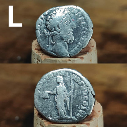 Genuine Roman silver Denarii from the 2nd century, ancient coins - VPUKcoins