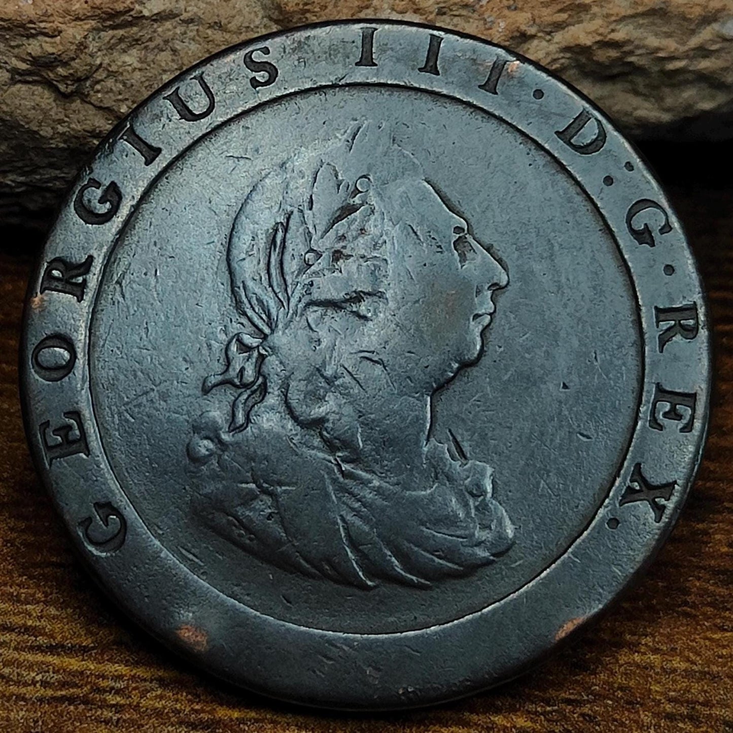 George III Cartwheel Penny, dated 1797 - Georgian/ US colonial coin - VPUKcoins