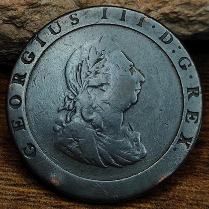 George III Cartwheel Penny, dated 1797 - Georgian/ US colonial coin - VPUKcoins