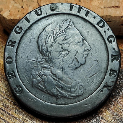 George III Cartwheel two pence, dated 1797 - Georgian/ US colonial coin - VPUKcoins