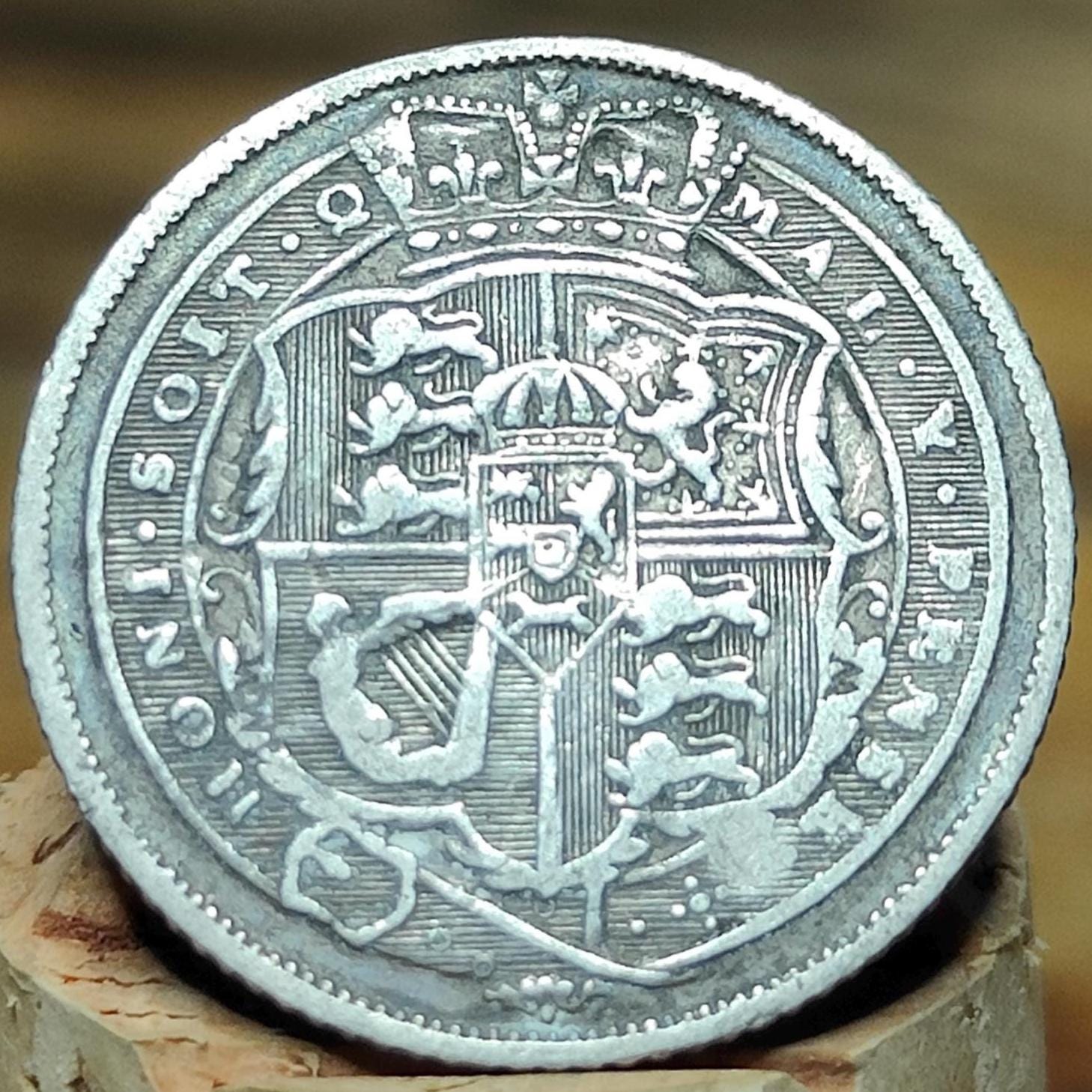 George III silver sixpence dated 1819 - Georgian coin, Napoleonic war - VPUKcoins