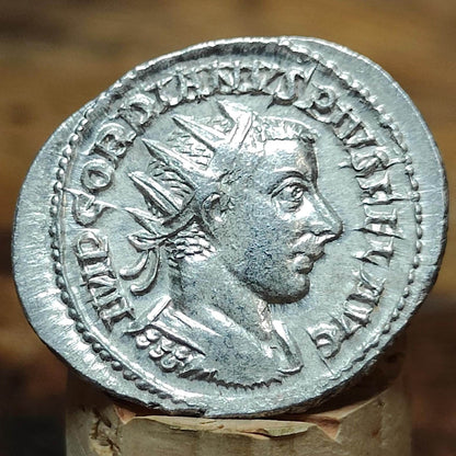 Gordian III Roman Antoninianus, Sol reverse, ancient double denarius coin - VPUKcoins