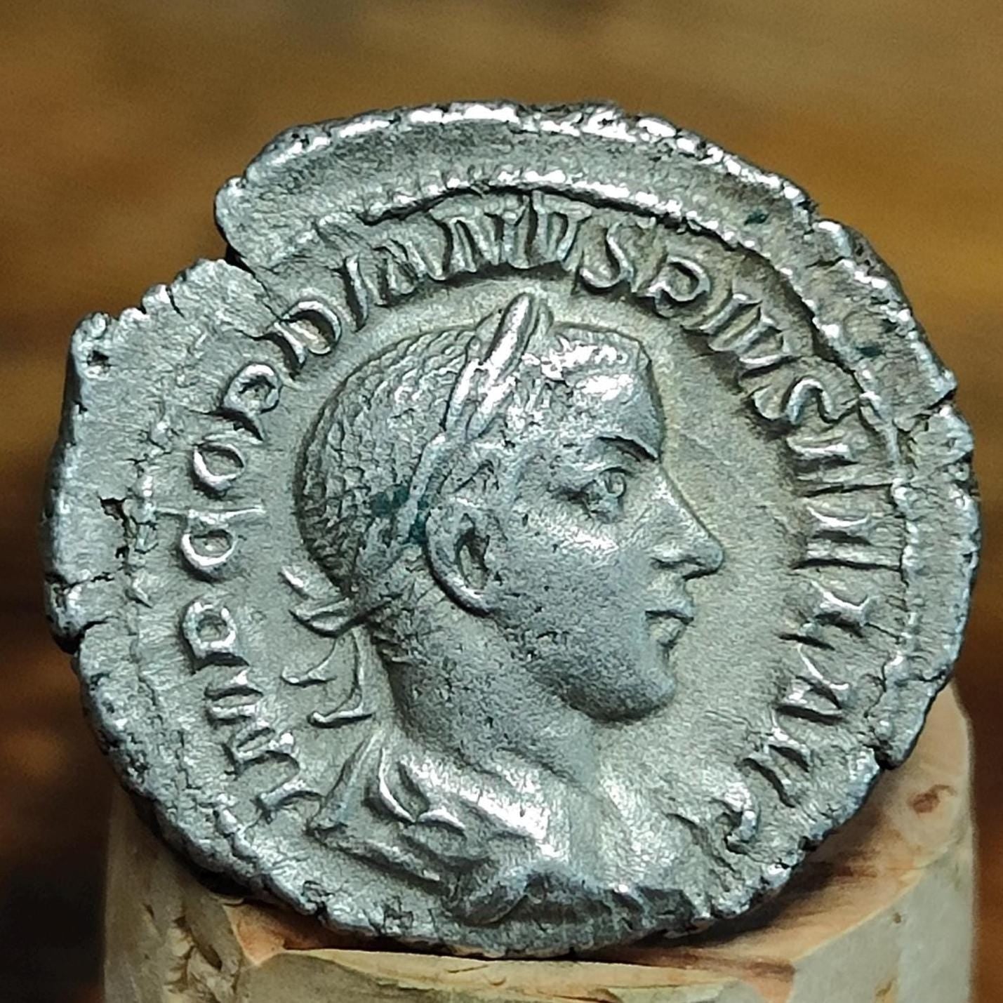 Gordian III Roman Denarius, Diana reverse, ancient coin - VPUKcoins