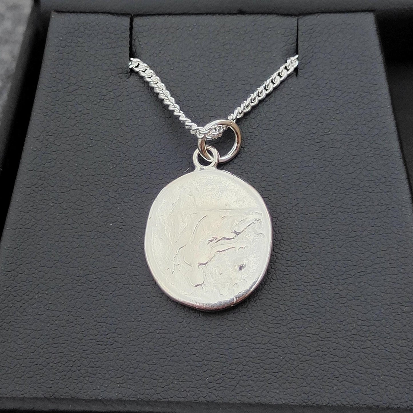 Hadrian Silver Denarius pendant and chain, ancient necklace - VPUKcoins