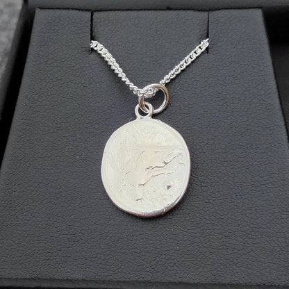 Hadrian Silver Denarius pendant and chain, ancient necklace - VPUKcoins