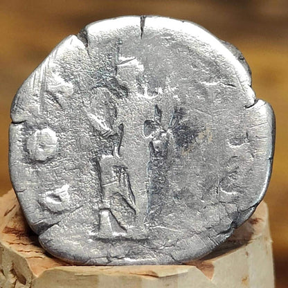 Hadrian Silver Denarius with Abundantia reverse, Ancient roman coin - VPUKcoins