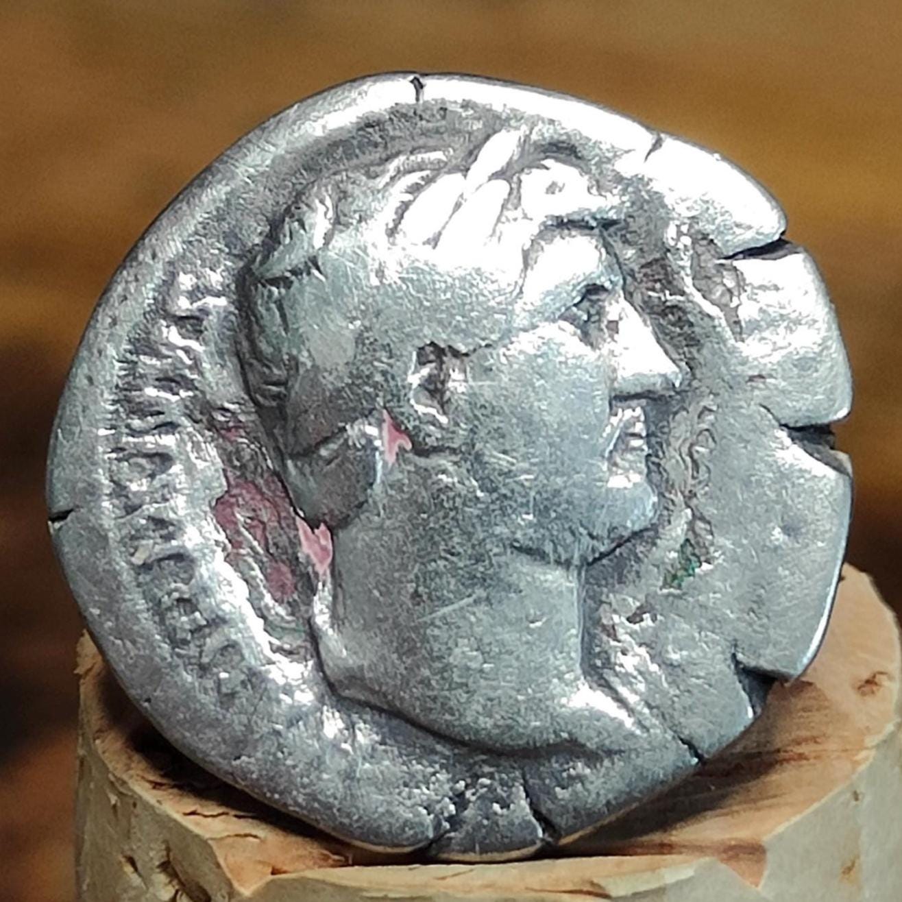 Hadrian Silver Denarius with Annona reverse, Ancient roman coin - VPUKcoins