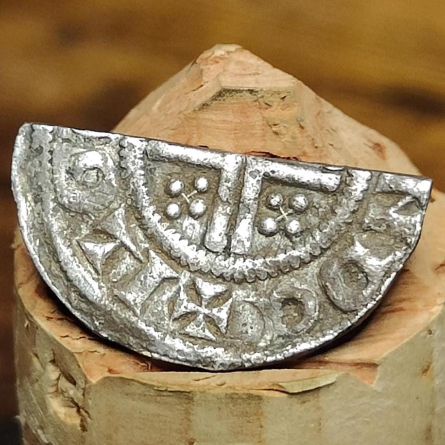 Henry III voided short cross cut half penny class 7a/ Medieval Silver Coin UK 1216 - 1272 AD - VPUKcoins