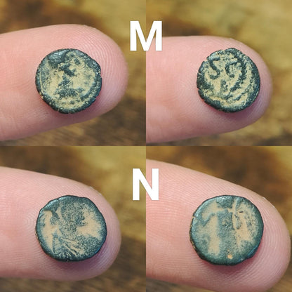 Ancient Roman/Greek minim coins, Genuine tiny coins over 1600 years old