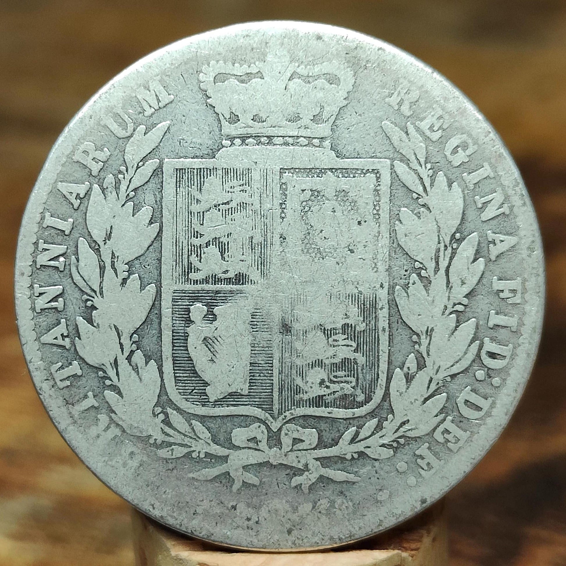 1894 Queen Victoria Silver Halfcrown Coin Young Head