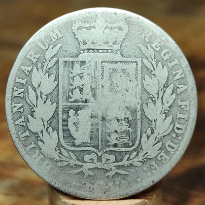1894 Queen Victoria Silver Halfcrown Coin Young Head