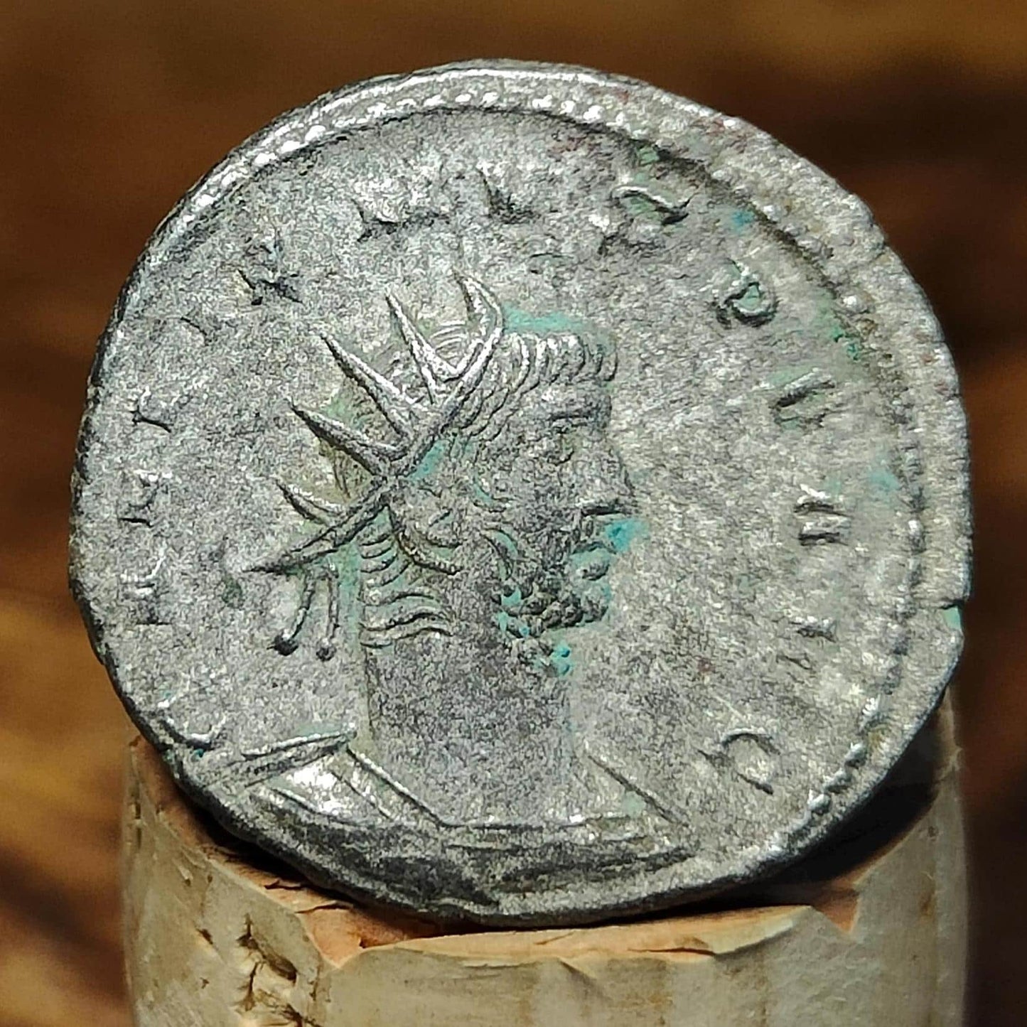Emperor Gallienus Roman coin, 3rd century ancient Antoninianus, Jupiter reverse