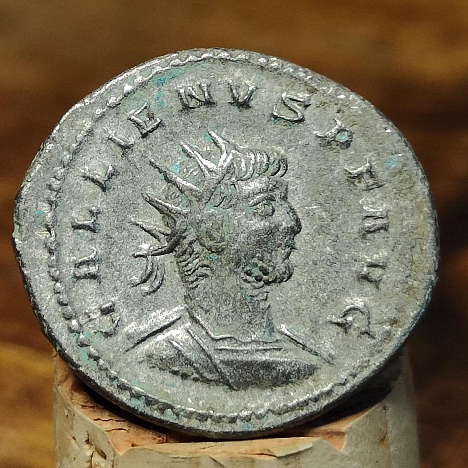 Emperor Gallienus Roman coin, 3rd century ancient Antoninianus, Sol reverse