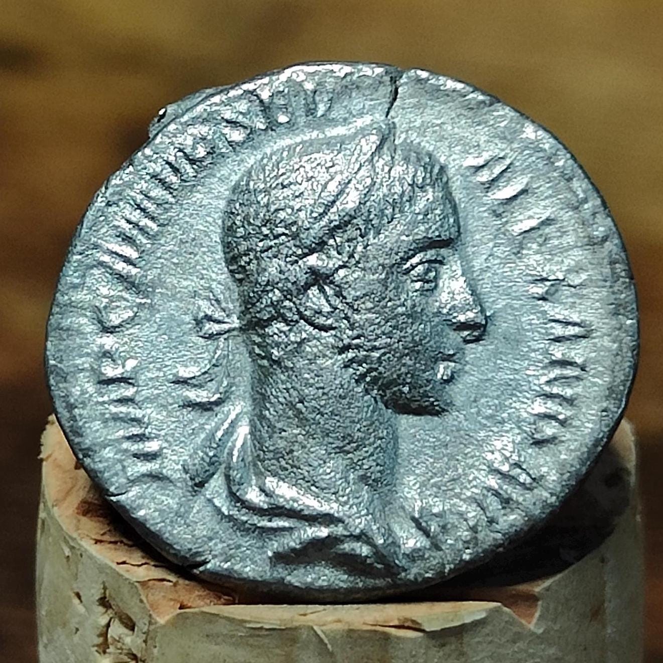 Severus Alexander Silver Denarius, Ancient roman coin with Aequitas reverse