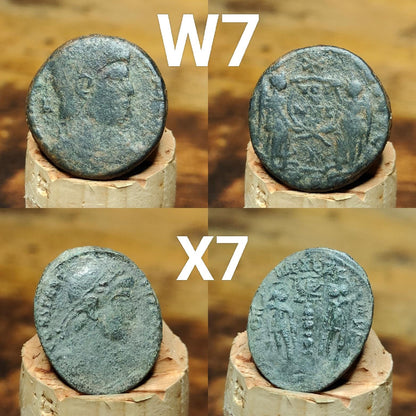Roman coins, 4th century ancient nummus